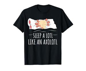 Pyjama Axolotl endormi Amant de la salamandre mexicaine T-Shirt