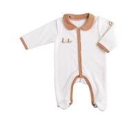 Pyjama bébé 1 mois avec col écru Sunlight