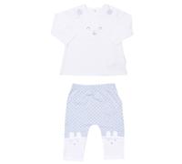 Kitikate - Pyjama bébé 2 pièces en coton bio, LAPIN