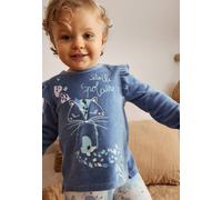 Petit Béguin - Pyjama bébé 2 pièces en Velours avec Pieds Polarmoon