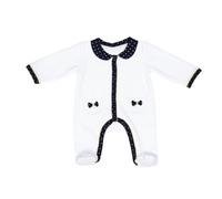 Pyjama bébé à manches longues en velours