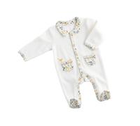 Pyjama bébé à manches longues en velours