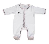 Pyjama Velours Miss Fleur De Lune BLANC Sauthon