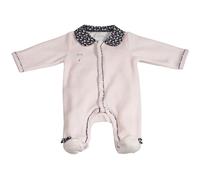 Pyjama bébé à manches longues en velours - miss fleur de lune rose 3M(60CM)