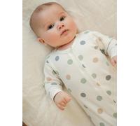 Pyjama bébé à pois écru 9M(71CM)