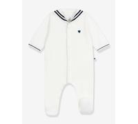 Petit Bateau Pyjama bébé en Velours à col vareuse