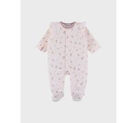 Pyjama bébé en velours à volants rose 1M(54CM)