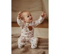 Pyjama bébé en velours chincha ecru 6M(67CM)