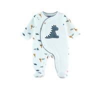 Pyjama bébé en velours dinosaure - 3 mois