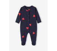 Dors-bien en velours Mon coeur ENVIE DE FRAISE marine 6M(67CM)