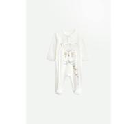 Petit Béguin - Pyjama bébé en Velours Ouverture Pont Baby Panda