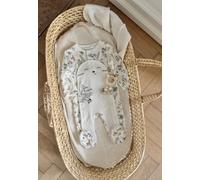 Pyjama bébé en velours ouverture pont frimousse ecru 9M(71CM)