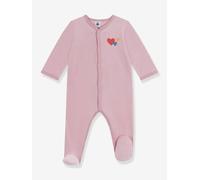 Pyjama bébé en velours uni rose 9M(71CM)