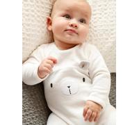 Pyjama bébé mixte en velours ours écru 36M(97CM)
