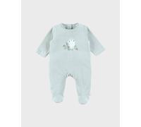 Pyjama Bébé Velours Bleu 1M(54CM)