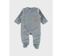 Pyjama Bébé Velours Brodé Vert 9M(71CM)