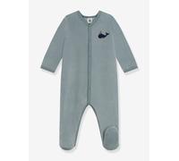 Pyjama bébé velours uni gris fonce uni 12M(74CM)