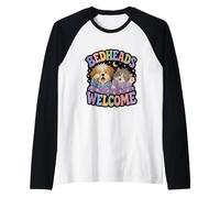 Pyjama Bedheads Welcome pour Chiot et Chaton pour l'heure du Coucher Manche Raglan