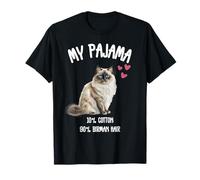 Pyjama Birman Cat parfait pour les amoureux des chats T-Shirt