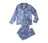 Pyjama Chaud Femme Ensembles de Pyjama Femme Longues Tenue d'intérieur Vêtements de Nuit à Manches Longues Vêtement D'Intérieur Ensembles Pyjamas 2 Pièces Léopard Rayure Quotidien Vacances