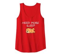 Pyjama Chow Chow Dog Puppy Need More Sleep pour Dormir Débardeur, Femme, Rouge, S