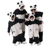 Pyjama Combinaison Femme,Pyjamas Une Pièce D’Animaux, Costumes De Cosplay D’Animaux pour Adultes, Pyjamas Une Pièce pour Hommes Et Femmes,Pyjama Combinaison Panda (Child-XXS)