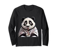 Pyjama Confortable Panda Coffee Time Manche Longue