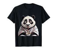Pyjama Confortable Panda Coffee Time T-Shirt