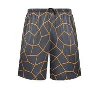 Pyjama confortable pour homme avec lignes noires et dorées, Lignes noires et dorées, XXL