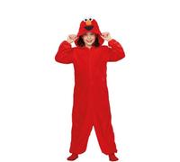 Mom Elmo Pajama Junior Costume Rouge 5-6 Years