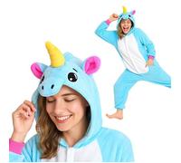 Pyjama Costume Nerd Hunters Licorne Blue Onesie Kigurumi XXL