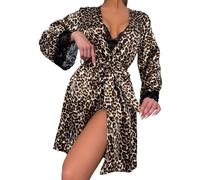 Pyjama Coton Femme, Ensemble Pyjama Femme ÉLéGant avec Dentelle Et Cardigan pour Un Sommeil Confortable Et Une Tenue De Nuit Sensuelle