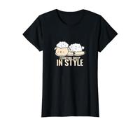 Pyjama Counting Sheep in Style T-Shirt Graphique avec Valeur, Femme, Noir, XS