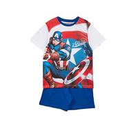 Pyjama Court Avengers Bleu (Taille 10 Ans,Couleur Bleu)