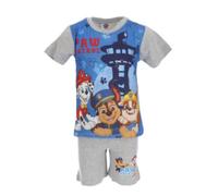 Pyjama Court Été Enfant Pat Patrouille - 100 % Coton - Gris (Taille 2 Ans,Couleur Gris)