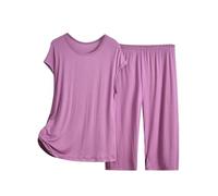 Pyjama Court Femme 2 Pcs Ensemble Pijama Printemps Lingerie Sleepwear Elegant Womens Pas Cher Sets Pajama Shirt Manches Courtes Shorts Vêtements Rouge Set Chic Pyjama Femme Ete Grande Taille