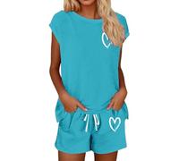 Pyjama Court Femme - Ensemble Short Tendance pour Femme - Tenue Élégante et Confortable pour Un Style Quotidien et Aventureux