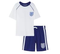 Pyjama Court Officiel du Club de Football Anglais pour Enfants, Ensemble Pyjama pour Filles et garçons, kit de Football Anglais, Marchandise