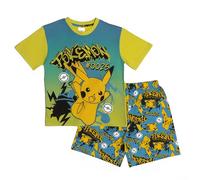 Pyjama court Pokémon Pikachu pour garçon 5-12 ans, jaune, 8-9 ans