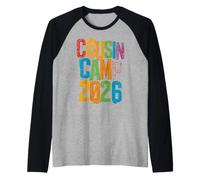 Pyjama Cousin Camp 2026 pour Enfants et Filles, Cadeaux Assortis Manche Raglan