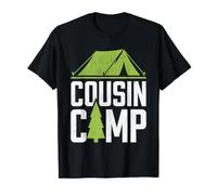 Pyjama Cousin Camp pour Enfants et Filles, Cadeaux Assortis T-Shirt