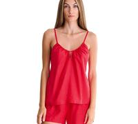 Pyjama dÃ©bardeur caraco femme Lisca Miracle Rouge 38
