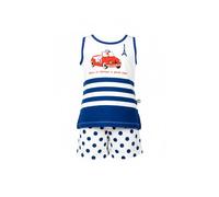 Pyjama dÃ©bardeur et short fille Admas Bee-Loved Bleu 10 ans