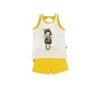 Pyjama dÃ©bardeur et short fille Admas Bee-Loved Jaune 8 ans
