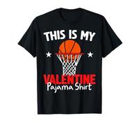 Pyjama de basketball pour garçon This Is My Valentine pour la Saint-Valentin T-Shirt