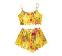 Pyjama de grossesse sans manches débardeur et short pour femme, vêtements d'intérieur décontractés, imprimé Halloween, vêtements confortables pour tous les jours, chemises thermiques à manches longues