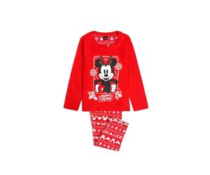 Pyjama de NoÃ«l Ã manches longues enfant Disney Mickey Rouge 16 ans