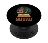Pyjama de Noël 67 Squad 6 7 pour Hommes, Femmes, Enfants PopSockets PopGrip Adhésif