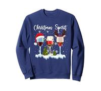 Pyjama de Noël à l'alcool Vin de Noël Esprit de Noël Sweatshirt