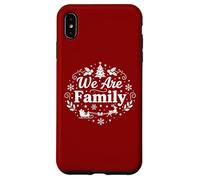 Pyjama de Noël Amusant Assorti We are Family Coque pour iPhone XS Max